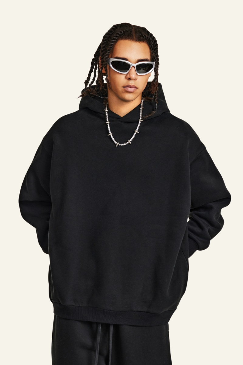 Men's Streetwear Fleece-Lined Hoodie