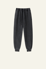 Men's Vintage Washed Cotton Cuffed Sweatpants