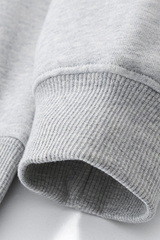 Women's  Fleece-lined Double-Zipper Cropped Hooded Jacket