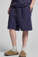 Men's Summer 320g Washed Batik Loose 9 Color Shorts