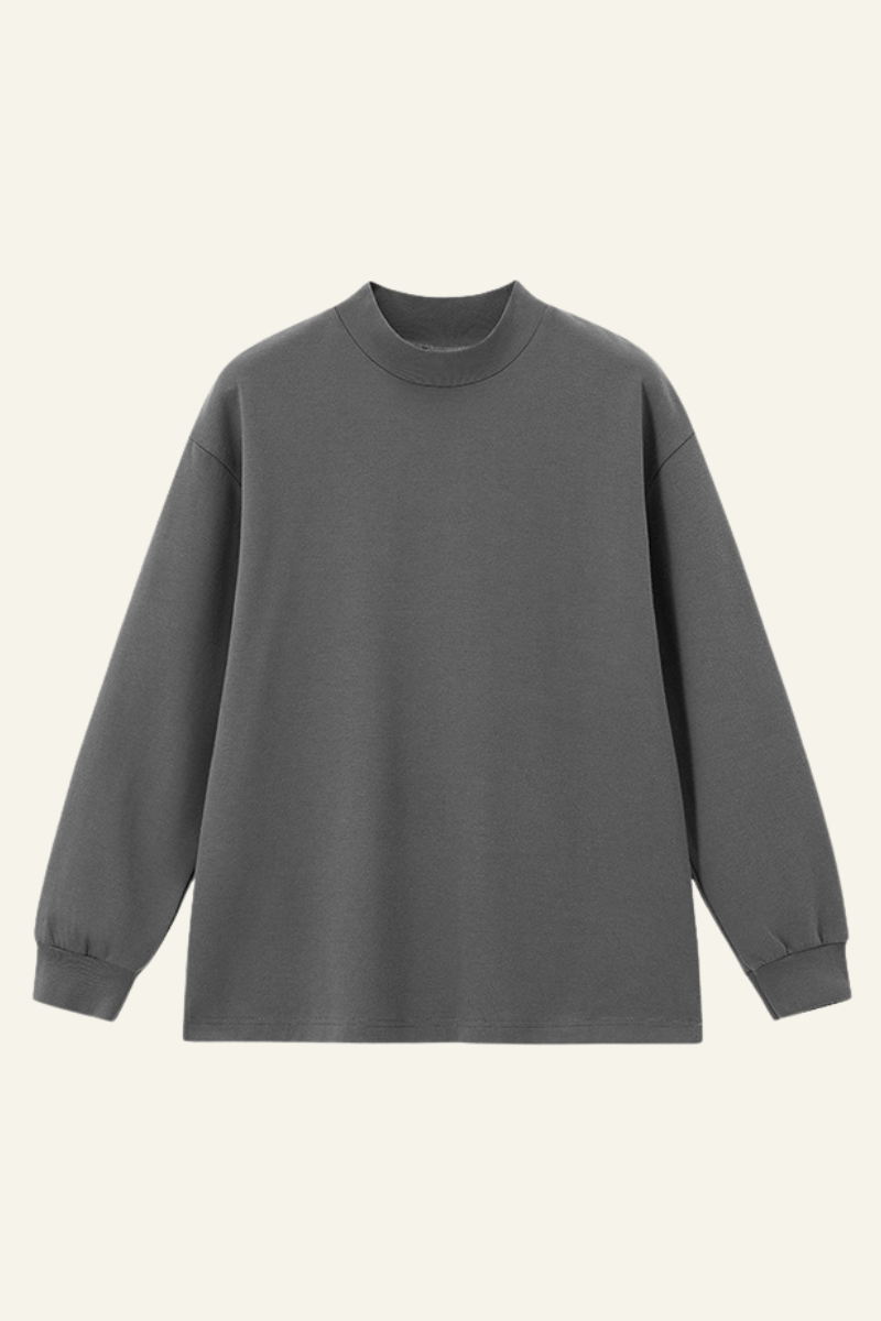 Men's Skin-friendly Double-sided Small High-neck Sweatshirt