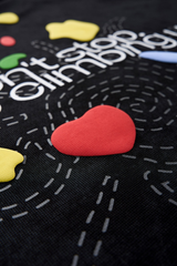 Men's Streetwear Vintage Heart Pattern T-shirt