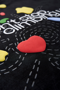 Men's Streetwear Vintage Heart Pattern T-shirt
