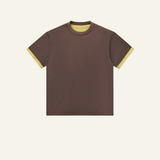 Men's Color-blocked Base Layer Short-sleeved T-shirt