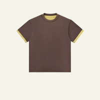 Men's Color-blocked Base Layer Short-sleeved T-shirt
