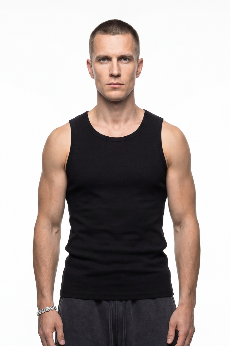 Unisex 430g Heavy Ribbed Sleeveless Tank