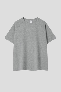 Men's 300g Cotton Raglan Stitch Texture Tee