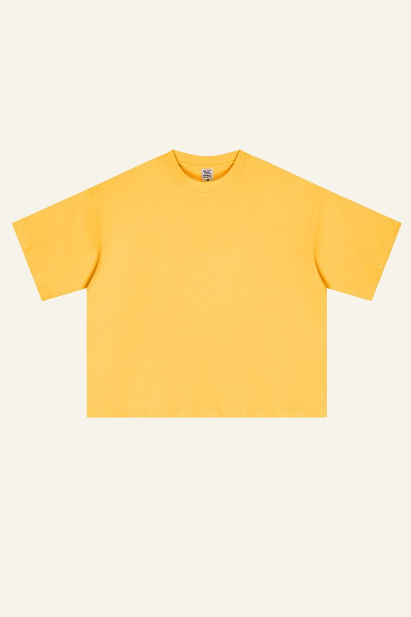 Men's Streetwear Relaxed Solid Color T-shirt