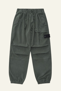 Men's Streetwear Pleated Pocket Cuffed Pants