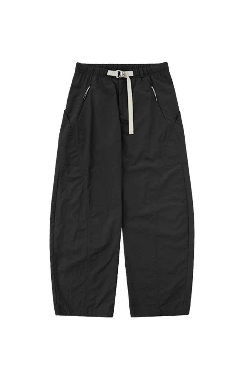 Men's 3D Cut Secure Zip Waterproof Drawstring Cargo Pants