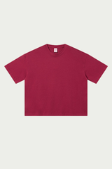 Men's 280g Spring Solid Cotton Boxy Oversized Tee