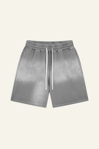 Men's Cotton Streetwear Washed Retro Spray-Painted  Shorts