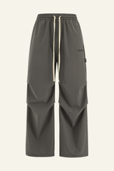 Men's Streetwear Side Pleated Quick-Dry Straight Leg Pants