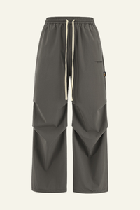 Men's Streetwear Side Pleated Quick-Dry Straight Leg Pants