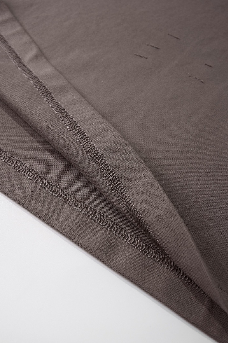 Mne's Streetwear Vintage  Distressed T-shirt