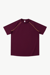 Men's 220g High Stretch Contrast Stitch Raglan Tee