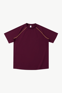 Men's 220g High Stretch Contrast Stitch Raglan Tee
