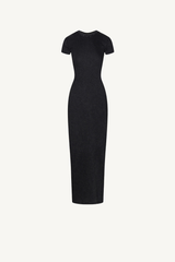 Women's Summer 275g Washed Slim Bodycon Slit Dress
