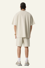 Men's Cotton Streetwear Set:T-Shirt & Short
