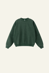 Men's Streetwear Washed Patchwork Pullover
