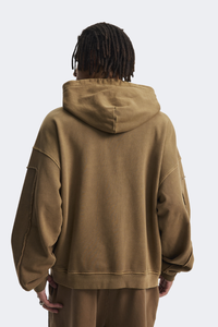 Men's Cotton Streetwear Full Zipper Hooded Jacket