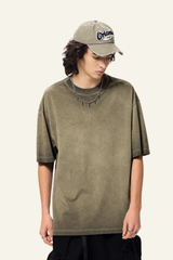 Men's Cotton Washed Vintage T-shirt