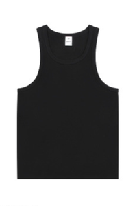 Men's Summer 315g Heavy Cotton Solid Ribbed Tank
