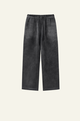 Men's Washed Straight-Leg Pants.