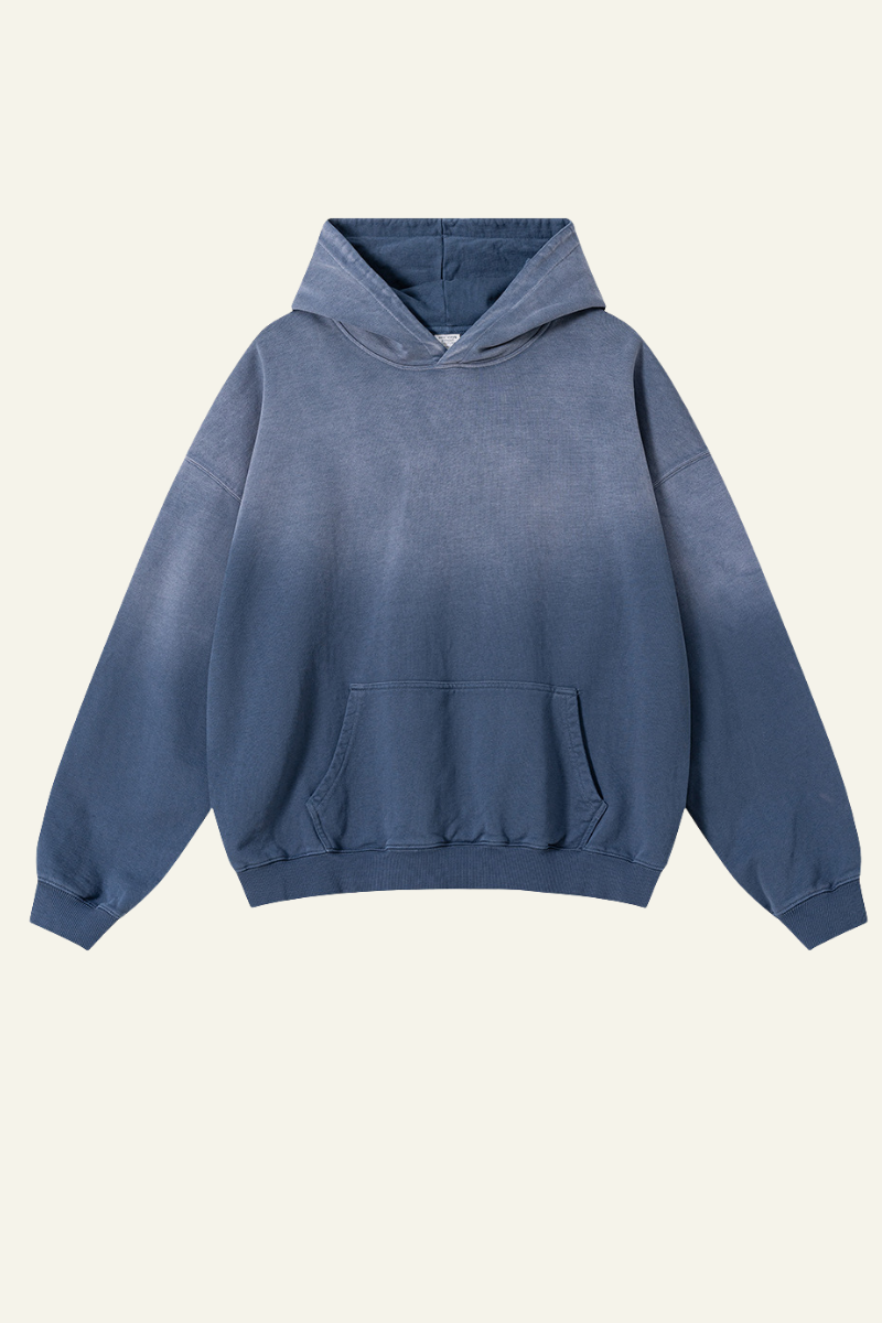 Men's 480 Heavyweight Vintage Gradient Color Cotton Hoodie