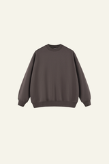 Men's 400G Heavyweight Streetwear Solid Pullover