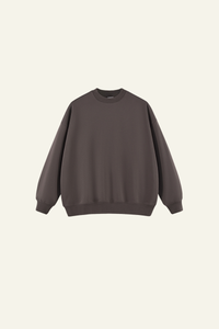 Men's 400G Heavyweight Streetwear Solid Pullover