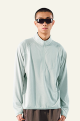 Men's Lightweught Half-zipper Stand-collar Pullover