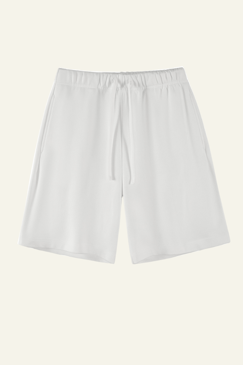 Women's  Cotton Heavyweight Drawstring Straight Leg Short