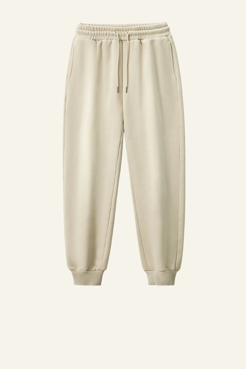 Men's  Streetwear Washed Fleece-Lined Gradient Cuffed Pants