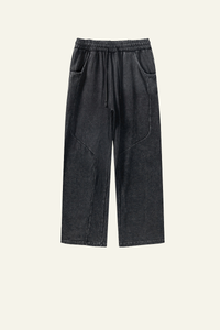 Men's Cotton Vintage Washed Straight Leg Pant