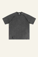 Women's Washed Wax-Dyed Cotton  T-shirt.