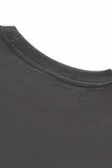 Men's Streetwear Solid Color Raw-Edge Short Sleeve T-Shirt