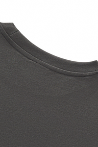 Men's Streetwear Solid Color Raw-Edge Short Sleeve T-Shirt