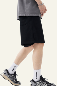 Men's Drawstring Loose-fitting Athletic Shorts.