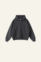 Men's Streetwear Full Zipper Hooded Jacket
