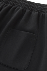 Men's Color Block Elastic Drawstring Cuff Wide Leg Pants