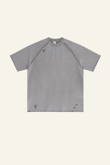 Men's Washed Wax-Dyed Cotton T-shirt.