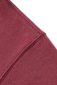 Men's Fleece-Lined Thick Washed Distressed Hoodie.