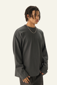 Men's Cotton 270 Heavyweight Long-Sleeved T-shirt.