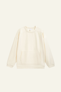 Men's Streetwear Solid Front Pocket Pullover