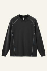 Men's Athletic Color Block Long-sleeve T-shirt.