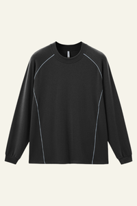 Men's Athletic Color Block Long-sleeve T-shirt.