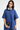 Women's Cotton Streetwear Wax-Dyed Washed Distressed T-shirt