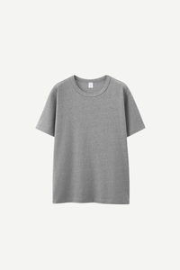 Women's 250g Cotton Double Layer Crewneck Basic Set-in Tee