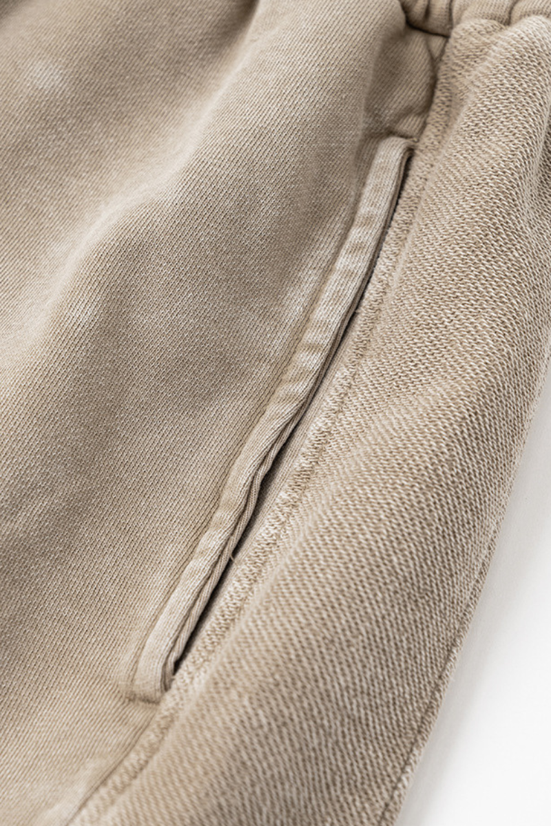 Men's Cotton Streetwear Washed Relaxed Short